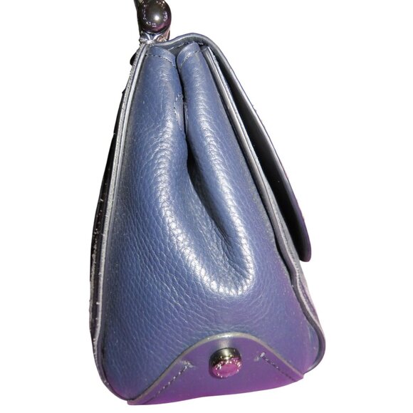 Coach 2017 Color block Exotic Python Glove tanned Leather & Suede Drifter - Picture 3 of 15